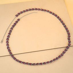 Adwitiya Collection Artificial Stones Studded Waist Chain Saree Accessories-21