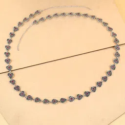 Adwitiya Collection Artificial Stones Studded Waist Chain Saree Accessories-17
