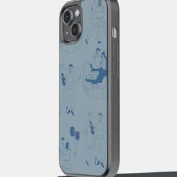macmerise Impact Resistant Abstract Printed iPhone 14 Back Case Mobile Accessories-45
