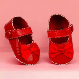 Baby Moo Kids-Girls Bow Booties-92