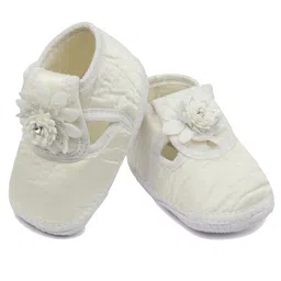 BAESD Infant Girls Textured Satin Booties-picture-35