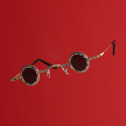 HAUTE SAUCE by Campus Sutra Women Black Embellished Round Sunglasses AW23_SOHISG9075-36