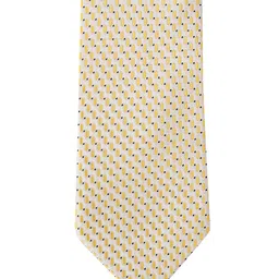 Allen Solly Men White & Yellow Printed Broad Tie-image-89