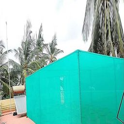 Kuber Industries Green Sun Shade Sail Square Canopy Net UV Block Fabric Garden Accessories image 4