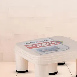Nayasa Yellow Stool for Sitting, Light Weight & Durable Stool For Home-image-1