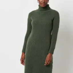 superdry Studios Funnel Neck Knit Dress-picture-19