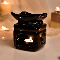 TAYHAA Black Ceramic Serenity Aroma Oil Diffuser-image-73