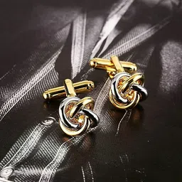 ZIVOM Gold-Plated Quirky Formal Cufflink-image-23