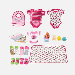 Little Surprise Box LLP Infant Kids 20 Pcs Printed Baby Apparel Gift Set-45