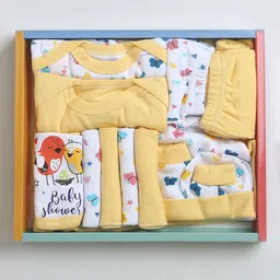 BUMZEE Infants 13-Pcs Pure Cotton Baby Apparel Gift Set-image-63