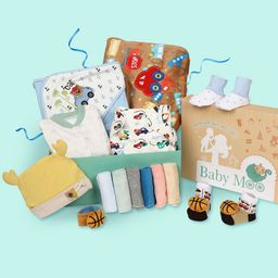 Baby Moo Kids 15 Pieces Multicolored Gift Hamper-33