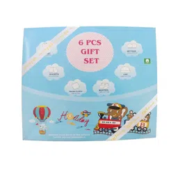 EIO Infant Set Of 6 Pure Cotton Baby Apparel Gift Set-2