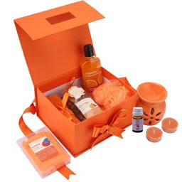 BodyHerbals 7 Pcs Orange Bath & Body Spa Gift Set-16