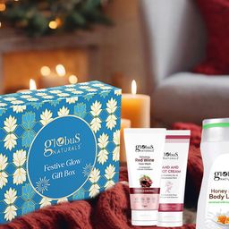 Globus naturals 3-Pcs Body Lotion- Hand & Foot Cream & Face Wash Gift Set-image-63