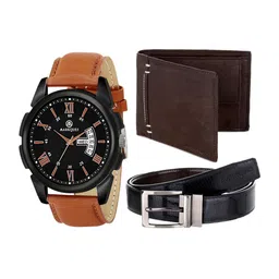 MARKQUES Men Black Solid Accessory Gift Set-image-87
