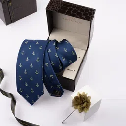 The Tie Hub Men Ancho Necktie With Flower Lapel Pin Accessory Gift Set-image-85