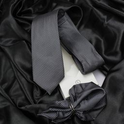 KOVOVE Black Striped Accessory Gift Set-image-103