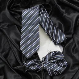 KOVOVE Black Striped Accessory Gift Set-image-48