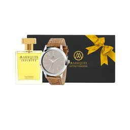 MARKQUES Men Premium Infinity Pour Homme Perfume With Watch - 100ml-36