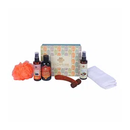 KAZARMAA Set Of 6 Orange Odyssey Cleansing & Moisturizing Bath and Body Gift Set-2