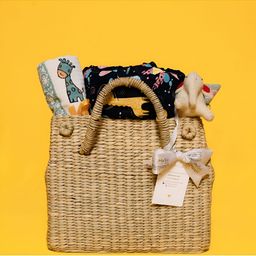 MASU LIVING Black & White Printed Baby Hamper Home Gift Sets-image-75