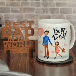 TIED RIBBONS Brown 2 Pieces Fathers Day Gift Set-68