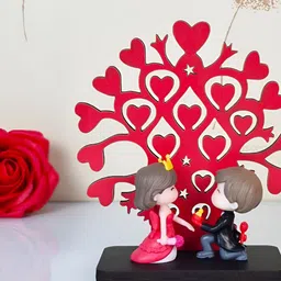 Ascension Red Love Couple With Tree Showpiece-image-90