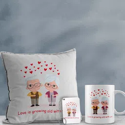 eCraftIndia White & Red 3 Pcs Valentine Gift Set-picture-19