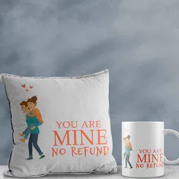 eCraftIndia White & Orange-Coloured 2 Pcs Valentine Gift Set-picture-54