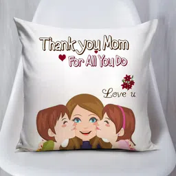 TIED RIBBONS Mother's Day Printed Cushion Cover with Filler-image-37