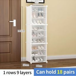 KriShyam White Shoe Rack Organizer-image-3