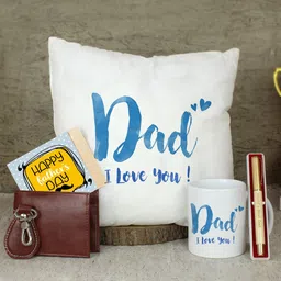 TIED RIBBONS White 5-Pieces Printed Fathers Day Gift Set-image-53