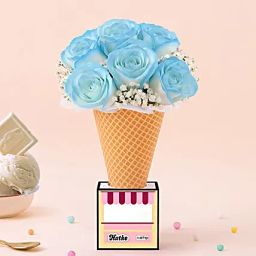Dads Paint N Petals Ice Cream Cone Gift-image-30