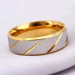 MEENAZ Gold-Plated Textured Finger Ring-7