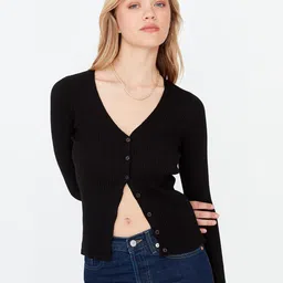 Trendyol Ribbed Acrylic Cardigan-image-86
