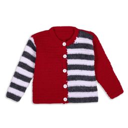 WINDROP SOLUTIONS Kids Striped Long Sleeves Cardigan Acrylic Sweater-picture-11