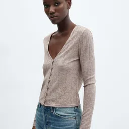 MANGO Self-Design Cardigan-image-12