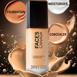 FACES CANADA 3 In 1 Flawless Matte Foundation - 30ml - Golden Beige 032 image 3