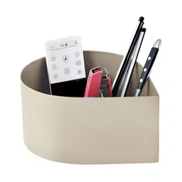 Living With Elan Beige 3 Compartments Reusable Desk Organizer-image-6