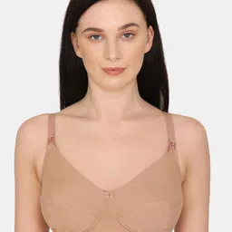 Zivame Beige Non-Padded Cotton Every Day Bra-image-39