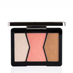 PAC Focus On Me High-Pigmented 3-in-1 Blush & Highlighter Palette - Light image 1