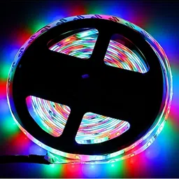 ENORMITY Blue & Green Rice Shape Rope String Lights image 1