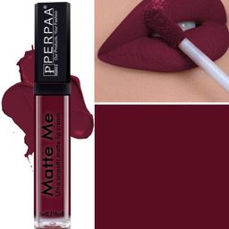 PERPAA Set Of 2 Matte Me Ultra Smooth Lip Creams 5 ml Each - Rich Plum & Bright Red image 5