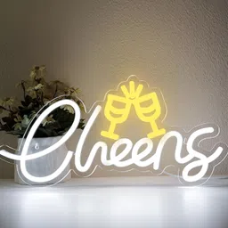 the party planet White Neon LED String light image 1