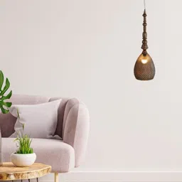 THE STELLAR KRAFT Rose Gold Glass Ceiling Lamps-image-51
