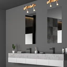 THE STELLAR KRAFT Moonlight Glow Rose Gold Wall Lamp-image-88