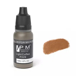 GOOCHIE Permanent Makeup Eyebrow Micro Pigment Color - 15ml - Light Coffee-19