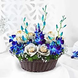 Blissful Blue Orchid Delight-19