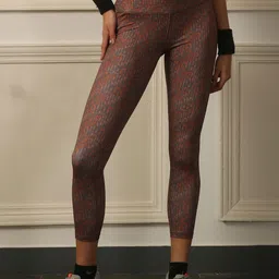 Soie Women Printed Ankle-Length Tights-image-79