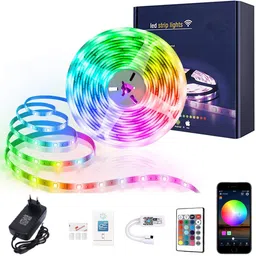 XERGY Multi-Coloured LED Strip Lights with RGB 150 Smart Wi-Fi Control & IR Remote-20